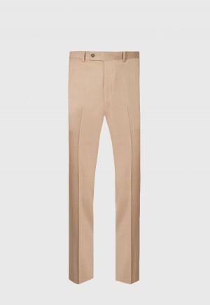 Paul Stuart All-Year Super 110s Wool Brown | NZ_PAUL56371