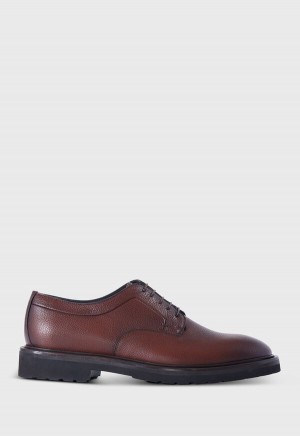 Paul Stuart Bartlett Leather Derby Brown | NZ_PAUL17270