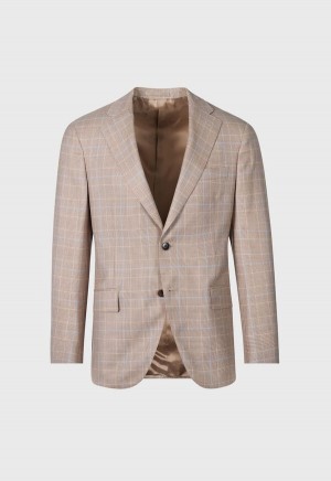 Paul Stuart Cashmere Plaid Brown | NZ_PAUL88979