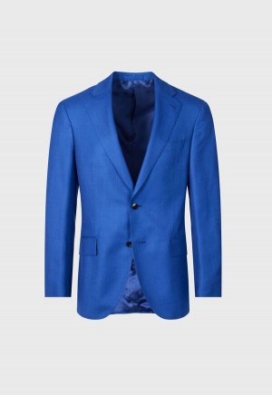 Paul Stuart Cashmere Plaid Deep Blue | NZ_PAUL83934