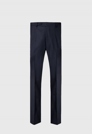 Paul Stuart Char Blue Super 110ss Blue | NZ_PAUL58080