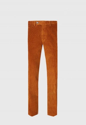 Paul Stuart Cotton Corduroy Gold | NZ_PAUL52974