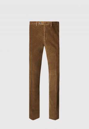 Paul Stuart Cotton Corduroy Newton Brown | NZ_PAUL87865