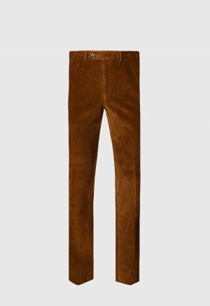 Paul Stuart Cotton Corduroy Newton Gold | NZ_PAUL16705