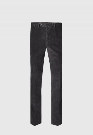 Paul Stuart Cotton Corduroy Newton Grey | NZ_PAUL46664