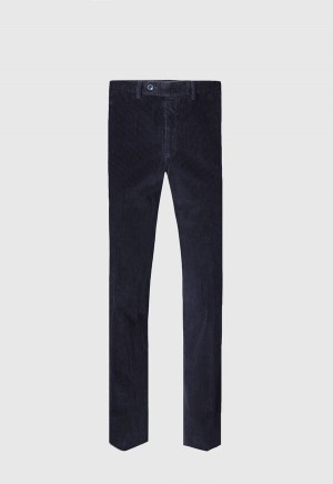 Paul Stuart Cotton Corduroy Newton Navy | NZ_PAUL64116
