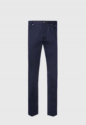 Paul Stuart Cotton Five Pocket Navy | NZ_PAUL28903