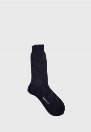 Paul Stuart Cotton Jacquard Black | NZ_PAUL72434