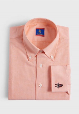 Paul Stuart Cotton Oxford Orange | NZ_PAUL94729