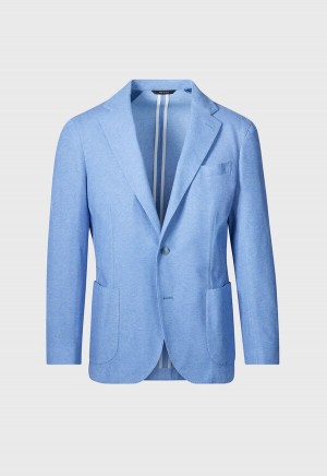 Paul Stuart Cotton Pique Blue | NZ_PAUL30569