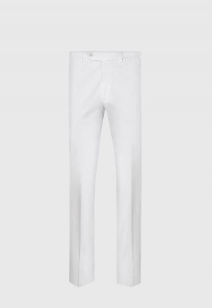 Paul Stuart Cotton Plain Front Newton White | NZ_PAUL52181