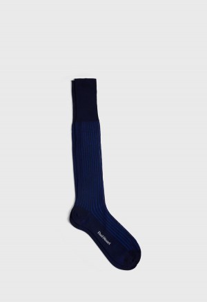 Paul Stuart Cotton Vanisé Navy / Blue | NZ_PAUL90891