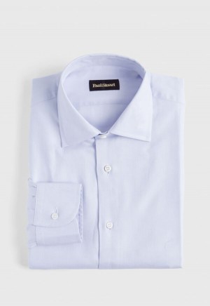 Paul Stuart Cotton and Cashmere Solid Purple | NZ_PAUL58956