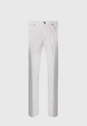 Paul Stuart Five Pocket Cream | NZ_PAUL69418