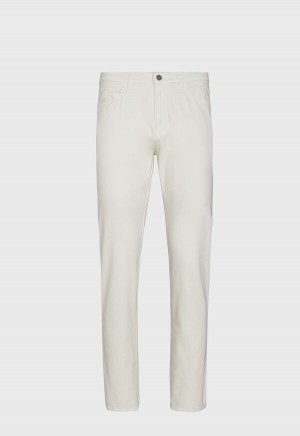 Paul Stuart Five Pocket Pima Cotton Grey | NZ_PAUL97150