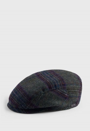 Paul Stuart Glen Plaid Ivy Cap Green | NZ_PAUL43834