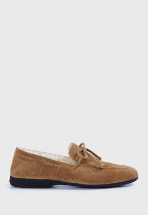 Paul Stuart Haile Shearling Brown | NZ_PAUL86109