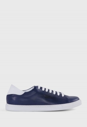 Paul Stuart Homer Leather Blue | NZ_PAUL91025
