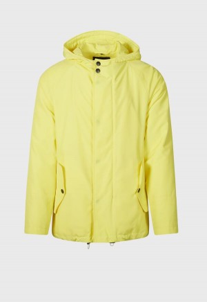 Paul Stuart Hooded Parka Yellow | NZ_PAUL46831