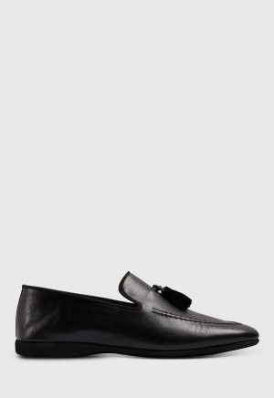 Paul Stuart Hope Leather Black | NZ_PAUL21573