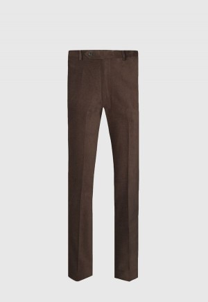 Paul Stuart James Horizontal Corduroy Dark Brown | NZ_PAUL19128