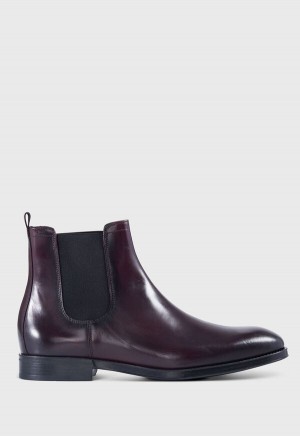 Paul Stuart Leather Chelsea Red | NZ_PAUL67752