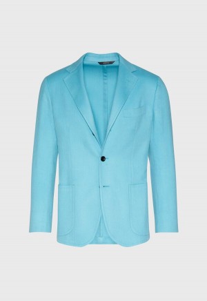 Paul Stuart Light Blue Cashmere Soft Light Blue | NZ_PAUL51086