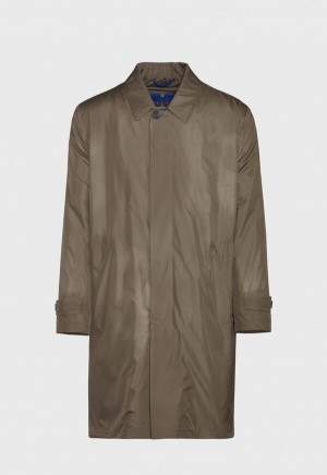 Paul Stuart Lightweight Raincoat Olive | NZ_PAUL80240