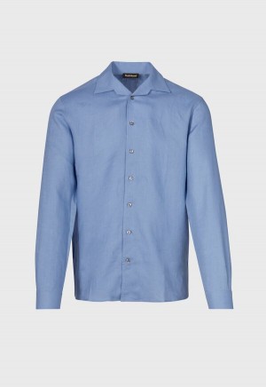 Paul Stuart Linen Light Blue | NZ_PAUL10655