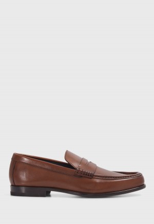 Paul Stuart Mason Leather Brown | NZ_PAUL57848