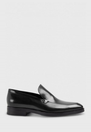 Paul Stuart Nantes Leather Black | NZ_PAUL70703