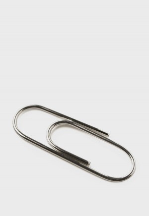 Paul Stuart Paper Clip Money Clip Silver | NZ_PAUL97425