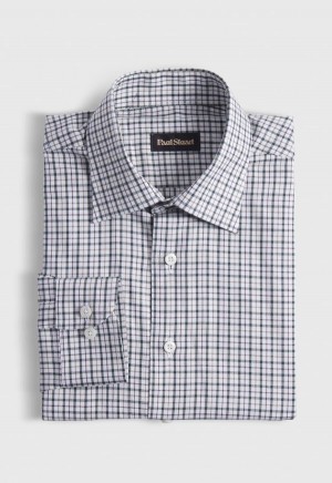 Paul Stuart Plaid Dark Green | NZ_PAUL25180
