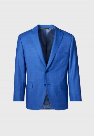 Paul Stuart Plaid Stuart Blue | NZ_PAUL36977