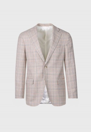 Paul Stuart Plaid Summer Brown / Olive | NZ_PAUL66786