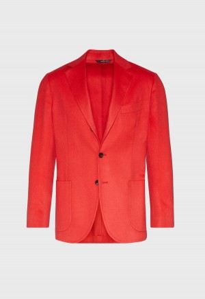 Paul Stuart Red Cashmere Soft Red | NZ_PAUL63169