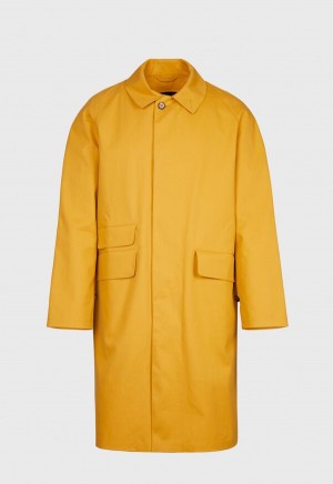 Paul Stuart Removable Lining Rain Mustard | NZ_PAUL77236