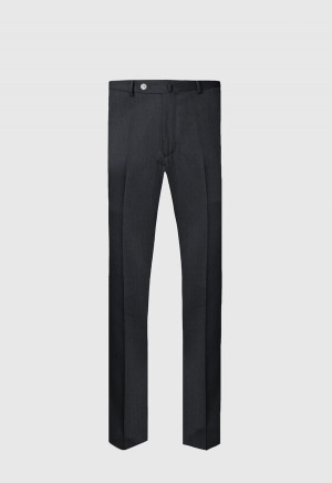 Paul Stuart Soft Wool Twill Grey | NZ_PAUL55957