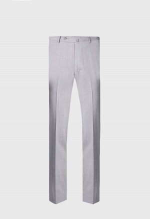 Paul Stuart Super 110s All Year Wool Grey | NZ_PAUL71790