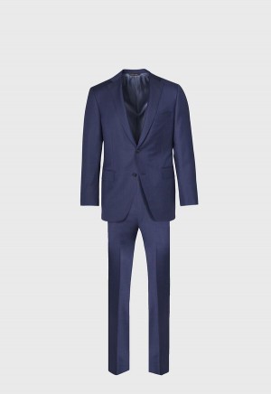 Paul Stuart Super 110s Wool Paul Suit Blue | NZ_PAUL11002