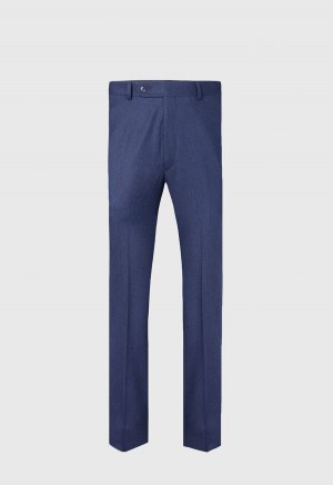 Paul Stuart Super 120 Wool Flannel James Navy | NZ_PAUL96729