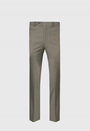 Paul Stuart Super 130s Wool Sage Olive | NZ_PAUL59621