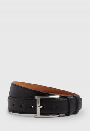 Paul Stuart Textured Bison Black | NZ_PAUL45390