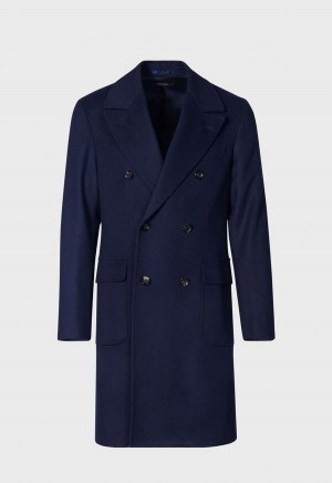 Paul Stuart Water Repellent Wool Navy | NZ_PAUL53950