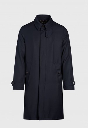 Paul Stuart Water Repellent Wool Navy | NZ_PAUL46841