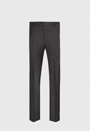 Paul Stuart Wool Flannel Grey Grey | NZ_PAUL87468