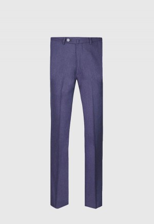 Paul Stuart Wool Flannels Blue | NZ_PAUL15680