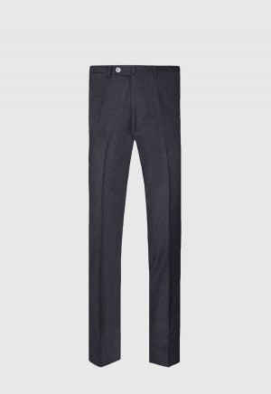 Paul Stuart Wool & Cashmere Flannels Grey | NZ_PAUL62330