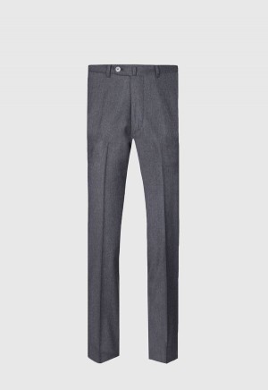 Paul Stuart Wool & Cashmere Flannels Grey | NZ_PAUL13189