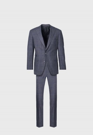 Paul Stuart Wool & Cashmere Plaid Paul Grey | NZ_PAUL74712